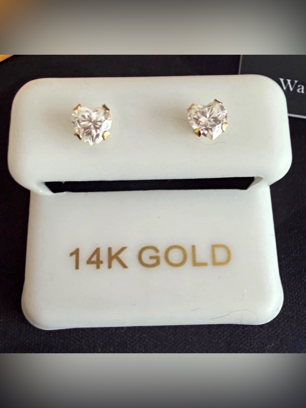 14K Gold Moissanite Stud Earrings - NWT $899 MSRP